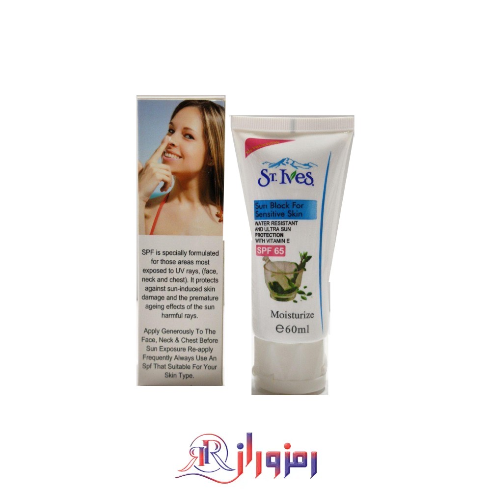 ضد آفتاب stives بدون رنگ مناسب پوستهای حساس حجم 60 میل،خرید و قیمت ضد آفتاب stives بدون رنگ مناسب پوستهای حساس حجم 60 میل
